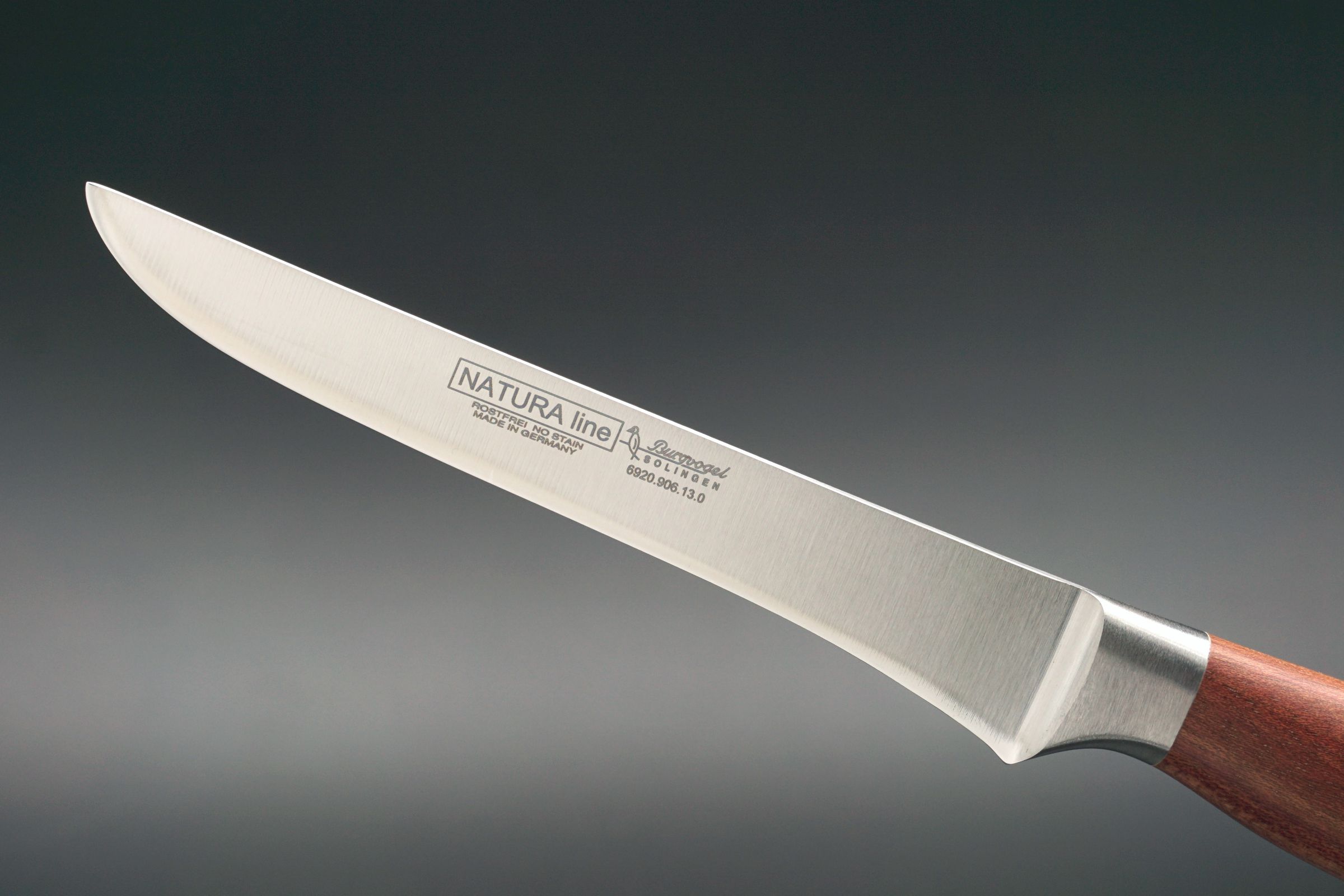 Burgvogel NATURA Line Ausbeinmesser - Klinge: 13 cm, steif - Detailansicht Klinge