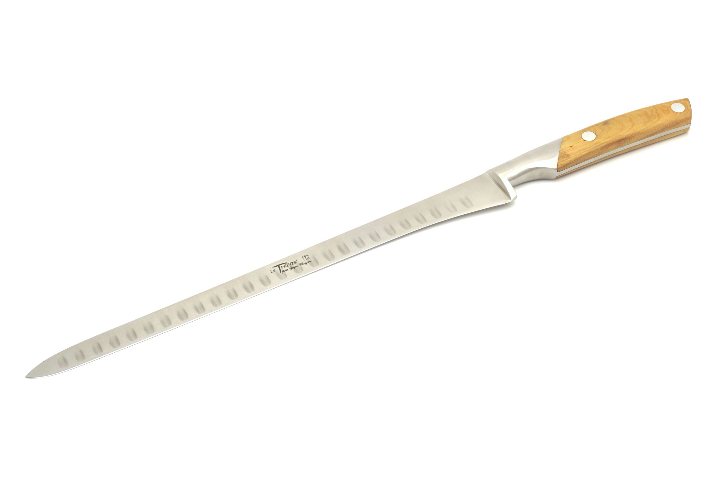 GOYON-CHAZEAU Le Thiers Cuisine Lachsmesser - Klinge: 30 cm, flexibel mit Kullen - Produktansicht