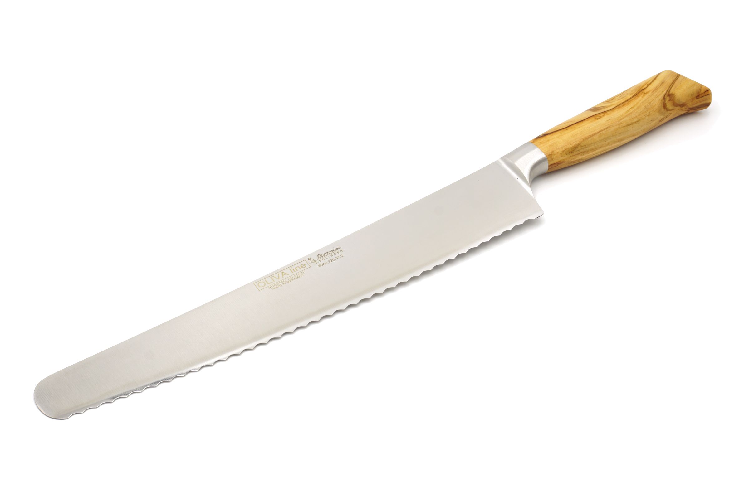 Burgvogel OLIVA Line großes Brotmesser - Klinge: 31 cm - Produktansicht
