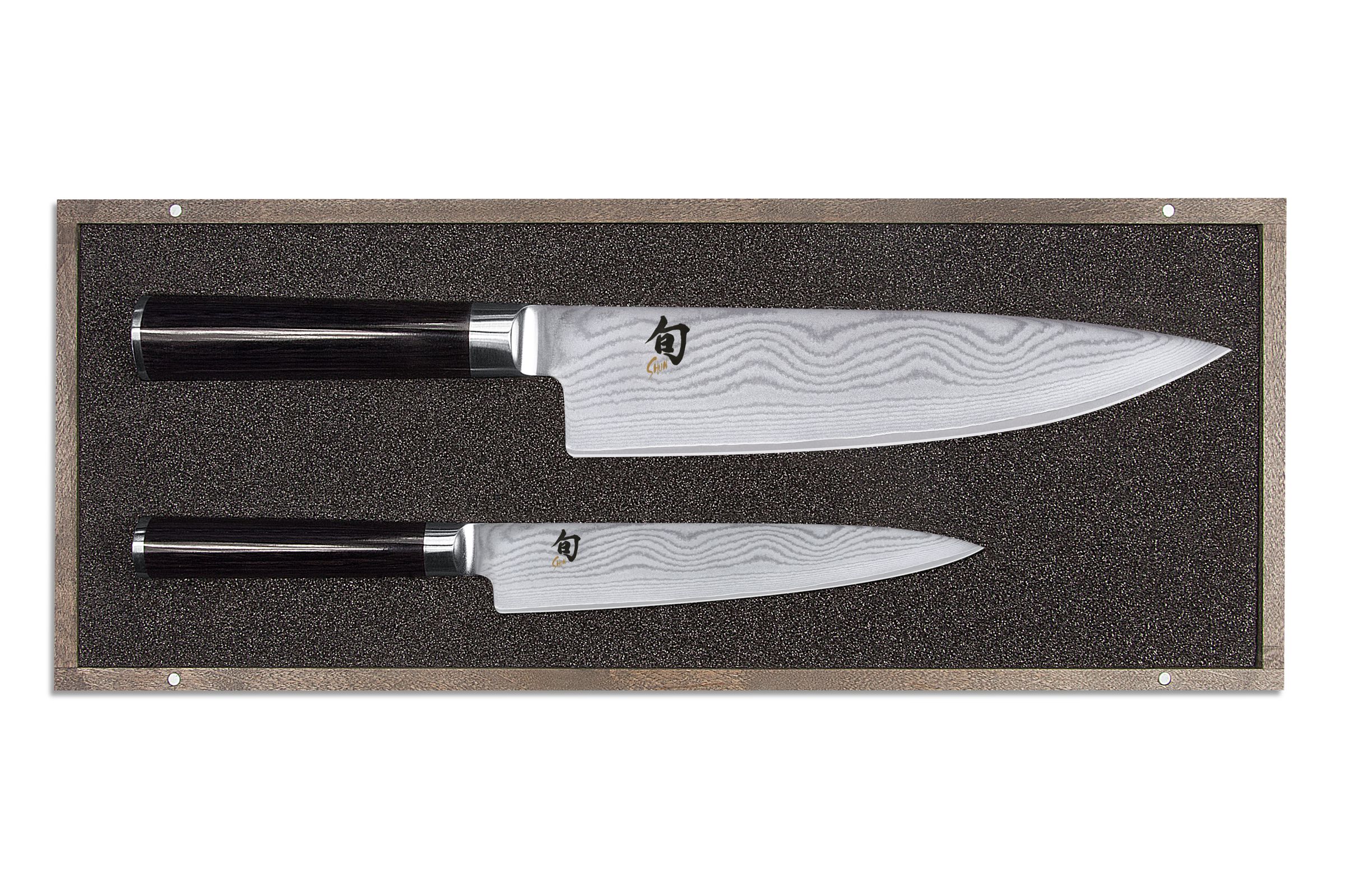 KAI Shun Classic Messer-Set 2-teilig - bestehend aus Kochmesser und Allzweckmesser - Produktansicht