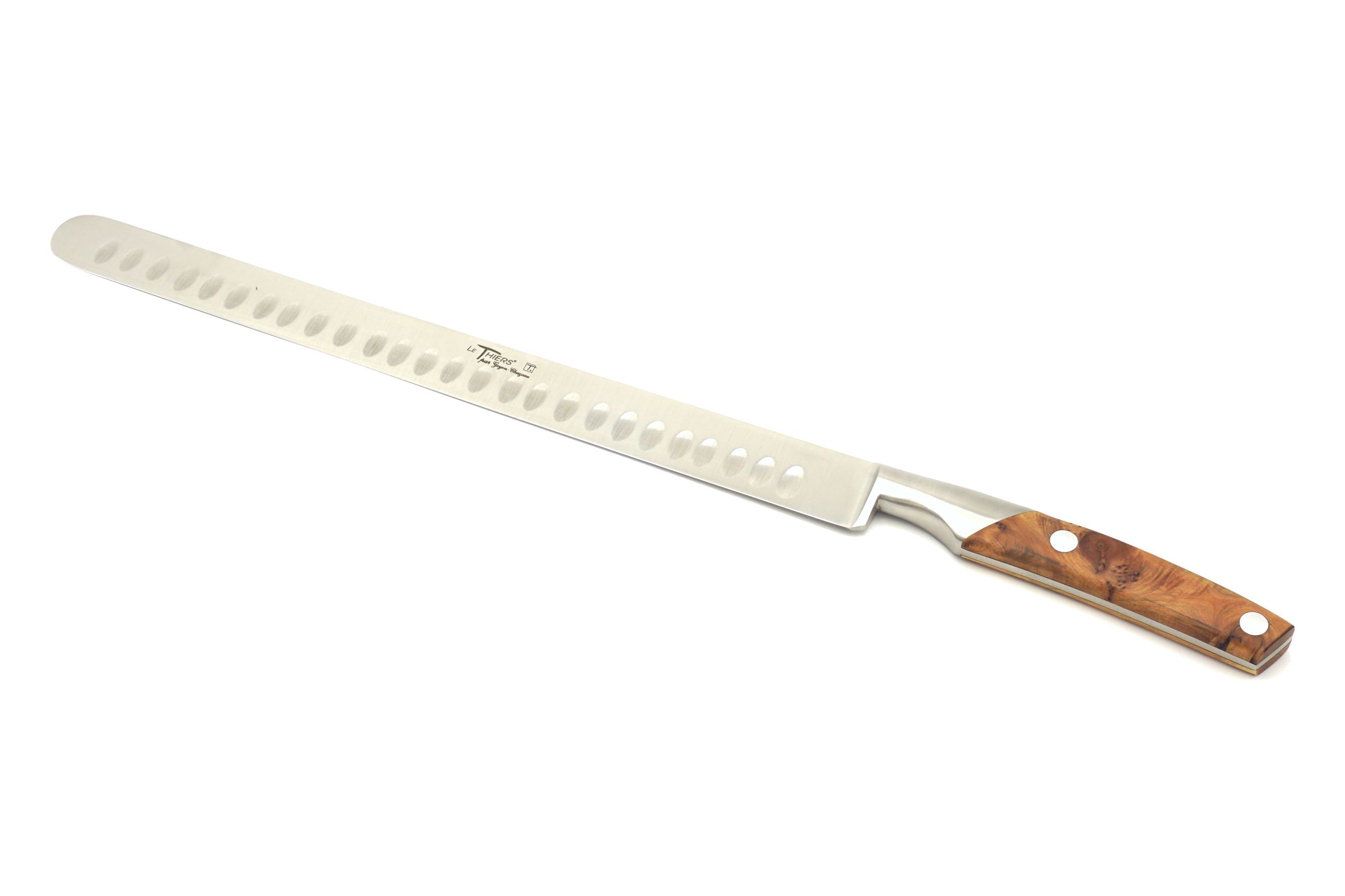 GOYON-CHAZEAU Le Thiers Cuisine Schinkenmesser, flexibel mit Kullenschliff - Klinge: 30 cm - Produktansicht